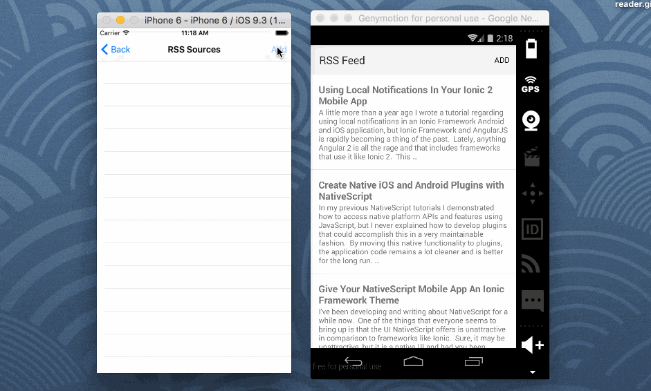 rss reader android github