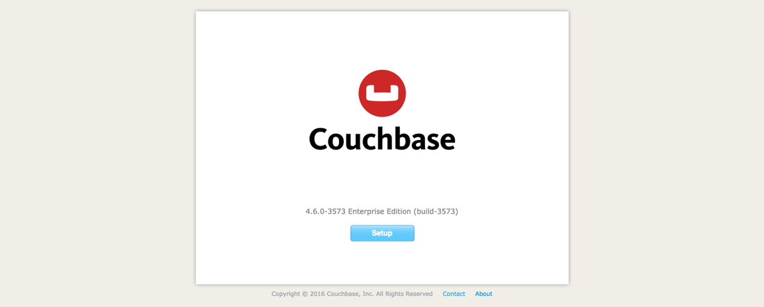 Couchbase 4 Configuration Step 0