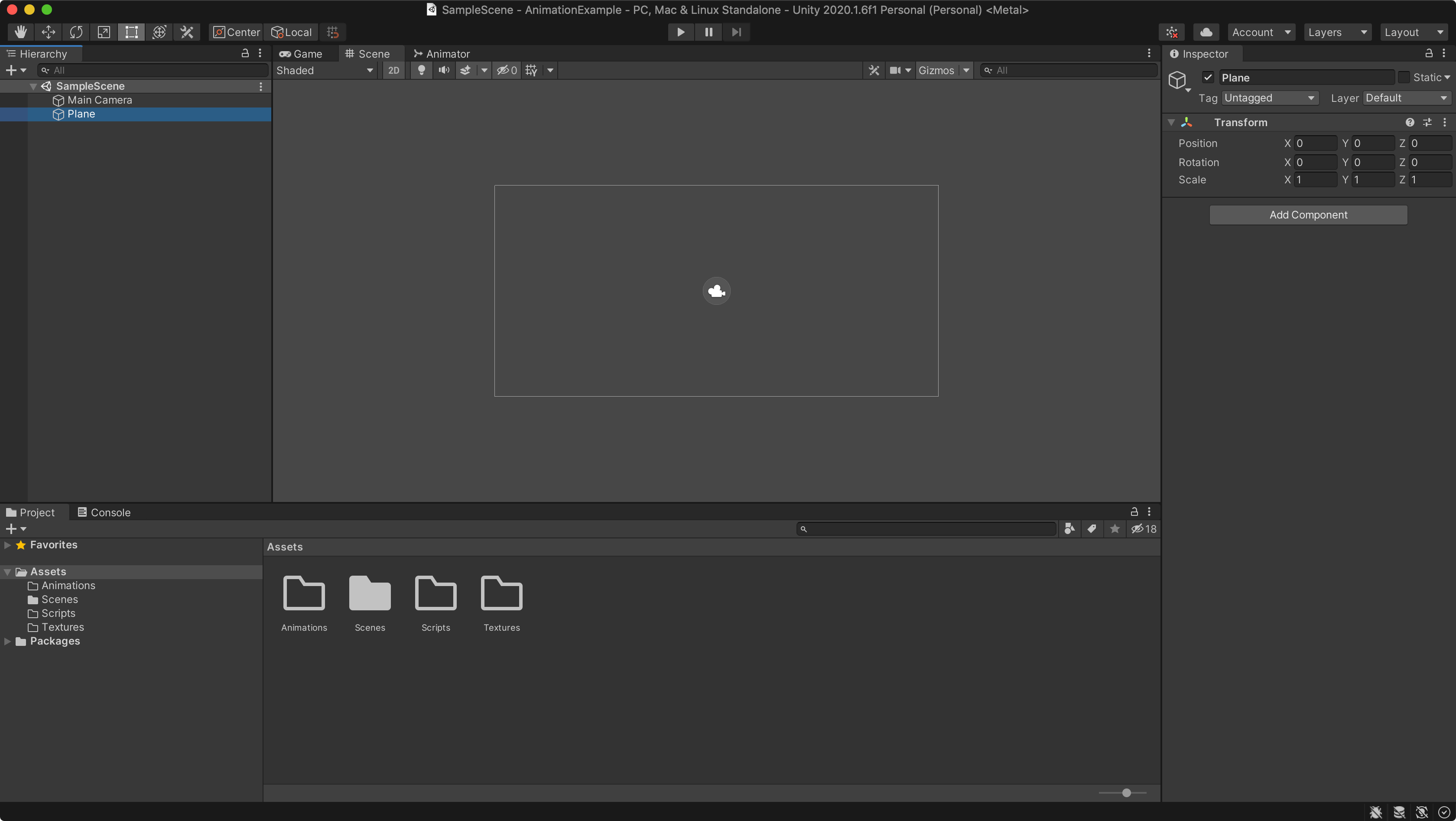2d animation in unity